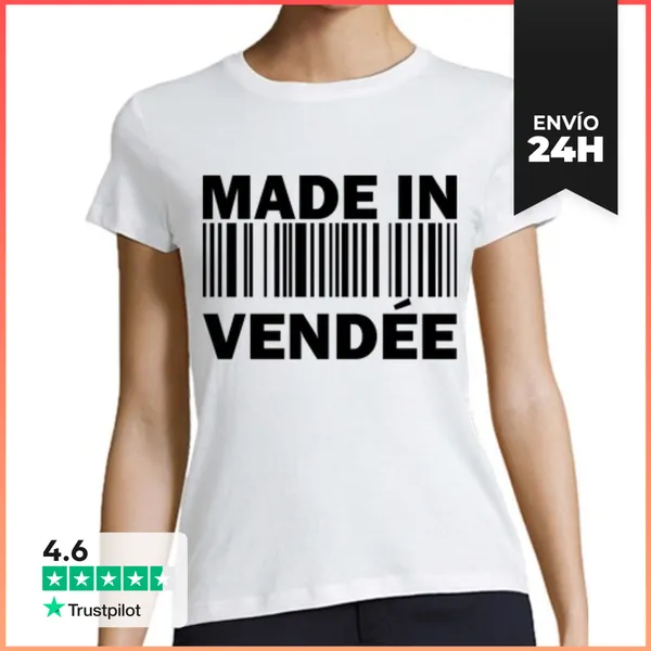 Camiseta Mujer Clásica 85 Made In Vendée LaTostadora