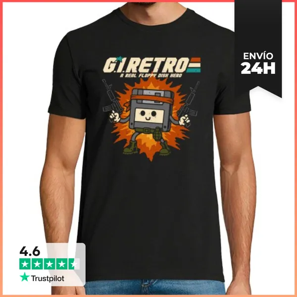 Camiseta Hombre Clásica G.I. Retro LaTostadora
