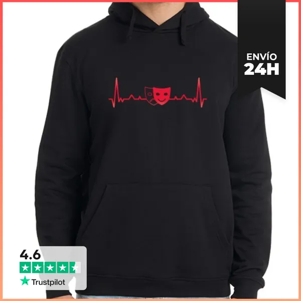 Sudadera Unisex Con Capucha Regalo De Navidad Del Teatro