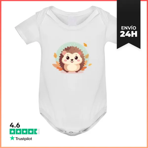 Body Bebé Erizo Kawaii Estilo Peluche LaTostadora