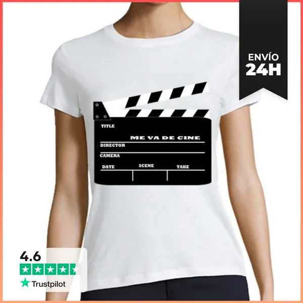 Camiseta Mujer Clásica Cine LaTostadora