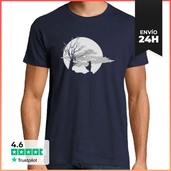 Camiseta Hombre Clásica Darkness LaTostadora