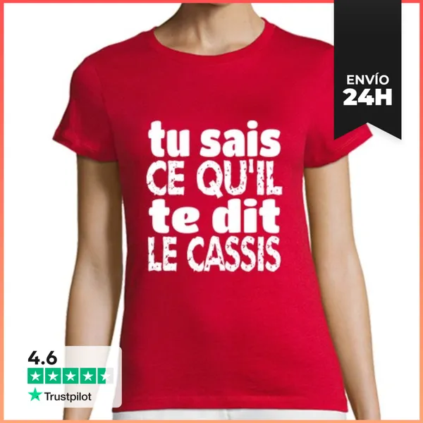Camiseta Mujer Clásica Ya Sabes Lo Que Te Dice Grosella Negra