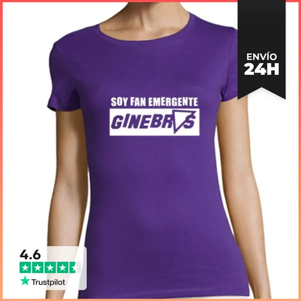 Camiseta Mujer Clásica Fan Emergente - Ginebras LaTostadora
