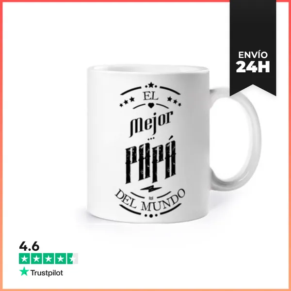 Taza El Mejor Papa Del Mundo LaTostadora