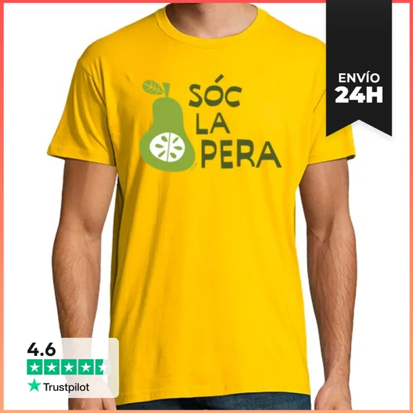 Camiseta Hombre Clásica Sóc La Pera LaTostadora