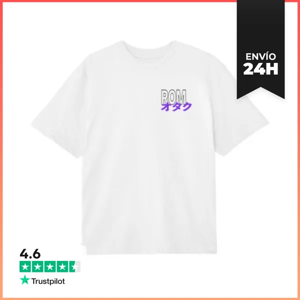 Camiseta Oversize Efecto Manga Camiseta Oversize Rome Italy Foto