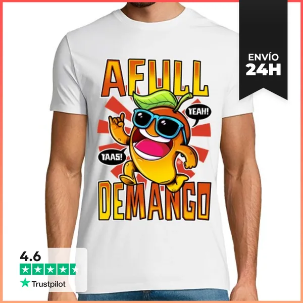 Camiseta Hombre Clásica A Full De Mango LaTostadora