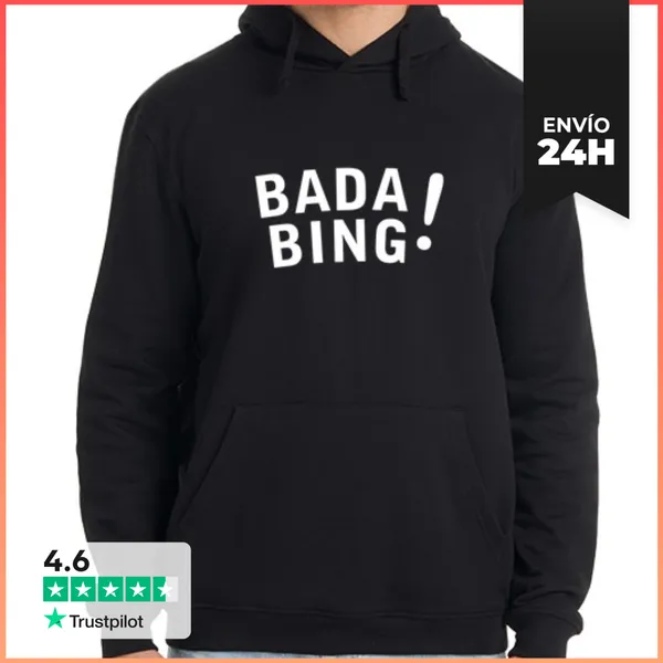 Sudadera Unisex Con Capucha Bada Bing LaTostadora