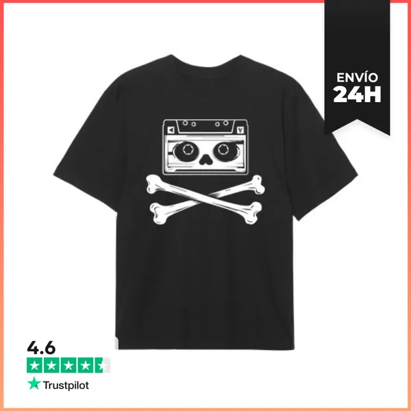 Camiseta Oversize Cassette Pirata LaTostadora