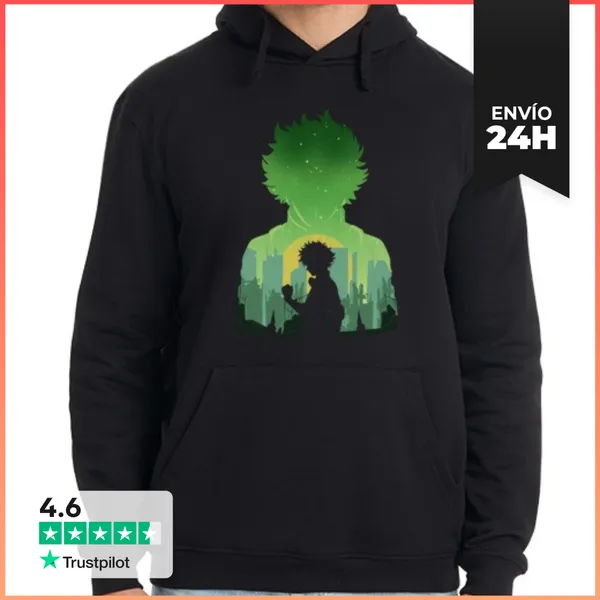 Sudadera Unisex Con Capucha Academia De Héroes Verdes LaTostadora