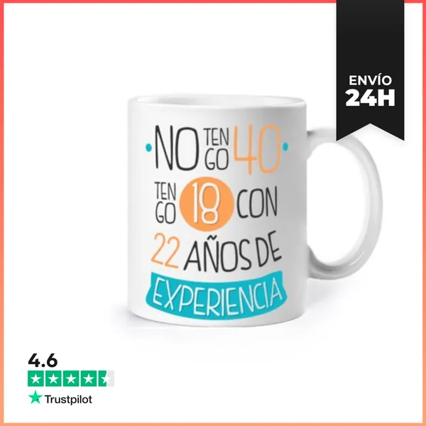 Taza 40 Años LaTostadora