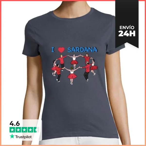 Camiseta Mujer Clásica SARDANA Love LaTostadora