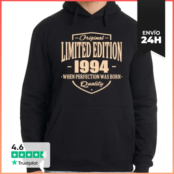 Sudadera Unisex Con Capucha Edición Limitada 1994 LaTostadora