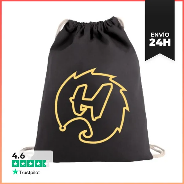 Mochila Saco Con Cuerdas Rizado H LaTostadora