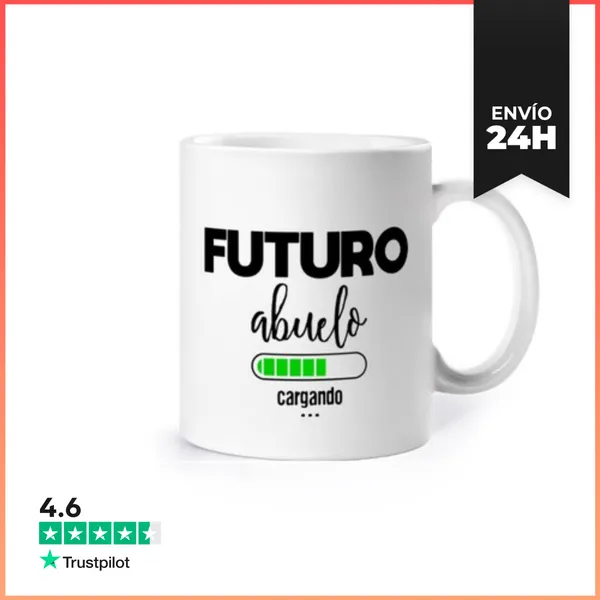 Taza Futuro Abuelo Cargando LaTostadora