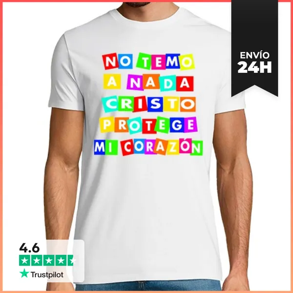 Camiseta Hombre Clásica Camiseta Frase Catolica LaTostadora