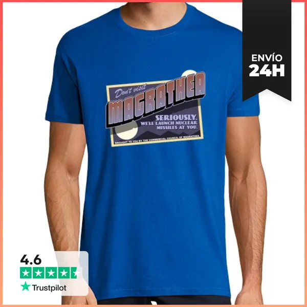 Camiseta Hombre Clásica No Te Visita Magrathea LaTostadora