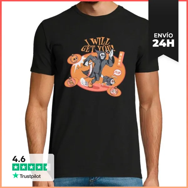 Camiseta Hombre Clásica Te Atraparé LaTostadora