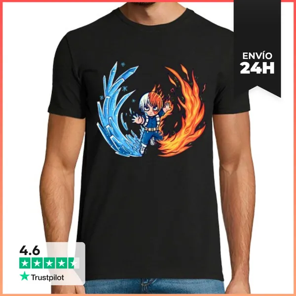 Camiseta Hombre Clásica Mejor Chico Caliente Y Frío - Camisa Para