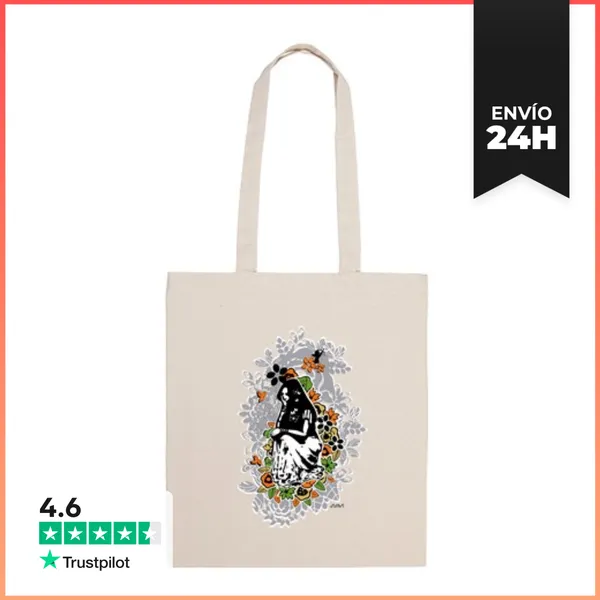 Bolsa De Tela Pensadora V001 White Background Bolsa De Tela