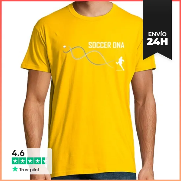 Camiseta Hombre Clásica Soccer DNA LaTostadora