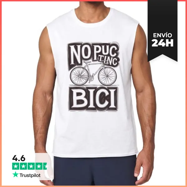 Camiseta Sin Mangas No Puc Tinc Bici LaTostadora
