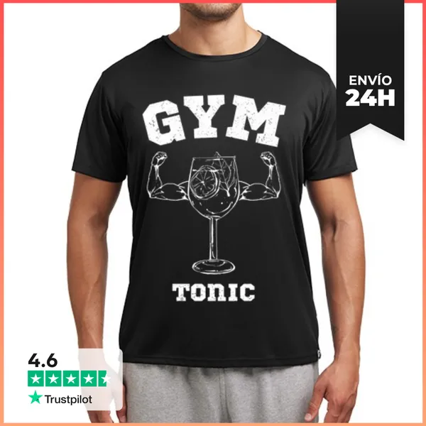 Camiseta Deportiva Hombre Gym Tonic LaTostadora