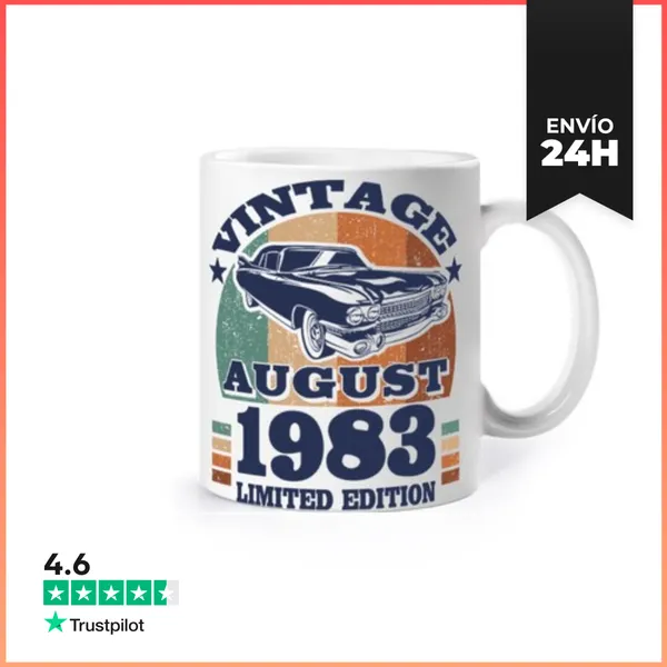 Taza 40 Años - Aniversario Agosto 1983 LaTostadora