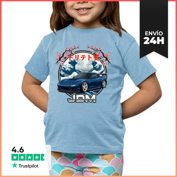 Camiseta Clásica Para Niños JDM RX7 LaTostadora