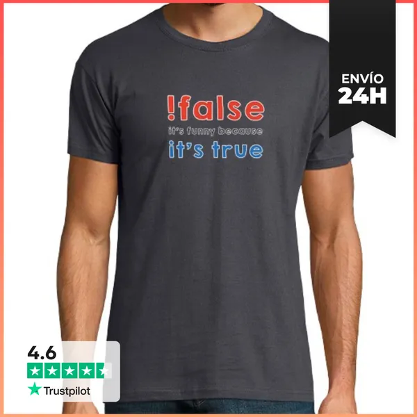 Camiseta Hombre Clásica Not False LaTostadora