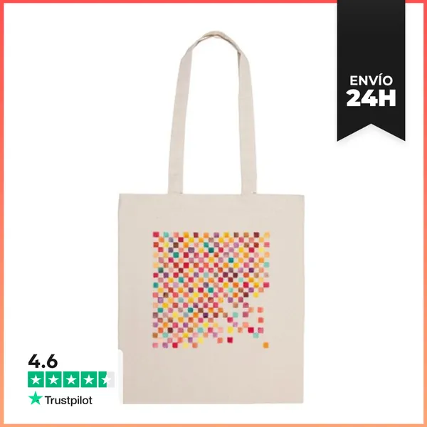 Bolsa De Tela Patrón Klee (transparente) LaTostadora
