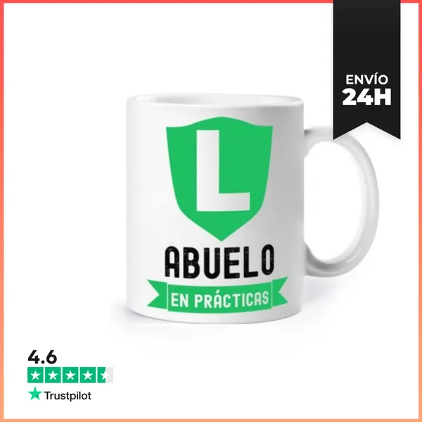 Taza Abuelo En Prácticas Día Del Padre LaTostadora