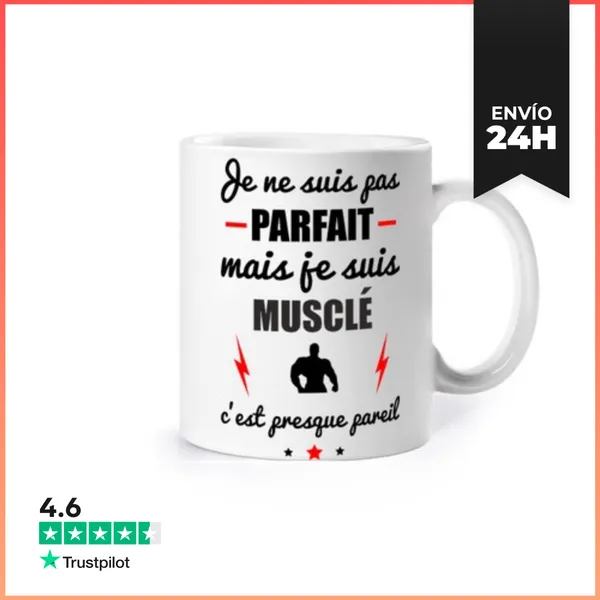 Taza No Perfecto Pero Musculoso LaTostadora