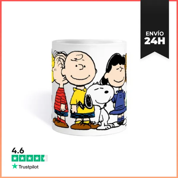 Taza Snoopy Y Charlie Brown Grupo LaTostadora
