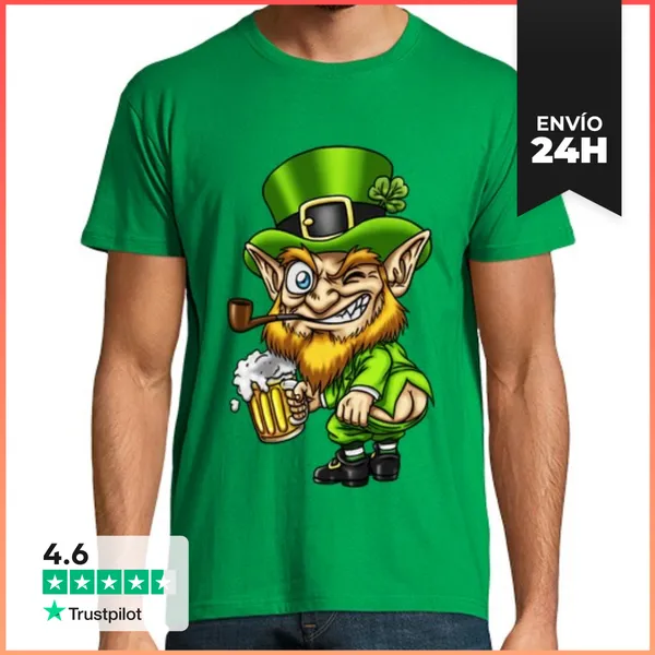 Camiseta Hombre Clásica Duende Travieso LaTostadora