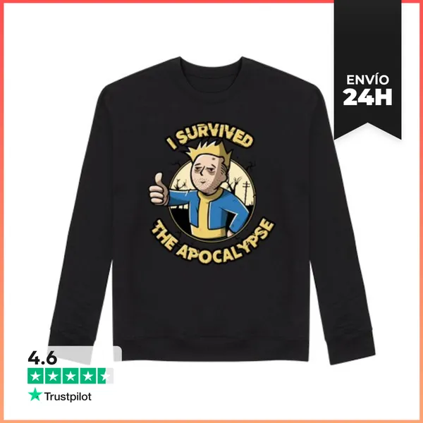 Sudadera Unisex I Survived To Apocalypse LaTostadora