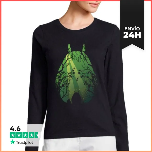 Camiseta Mujer Manga Larga Espíritu Creciente LaTostadora