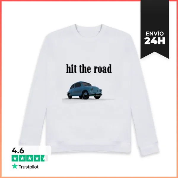 Sudadera Unisex Hit The Road LaTostadora