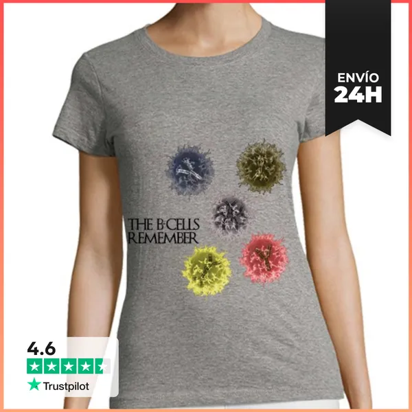 Camiseta Mujer Clásica The B-cells Remember Clara MMC LaTostadora