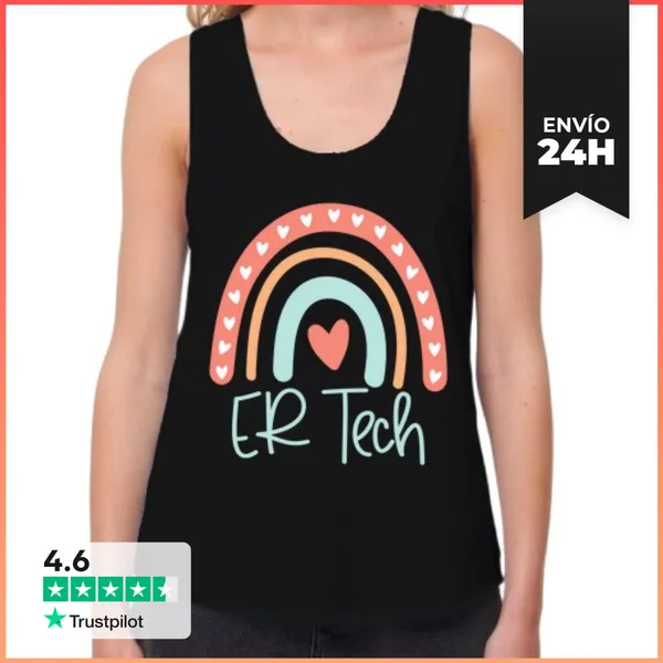 Camiseta Mujer Sin Mangas, Loose Fit Técnico De Sala De