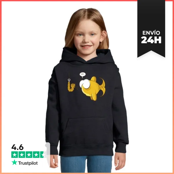 Sudadera Para Niños Con Capucha Disimulando LaTostadora