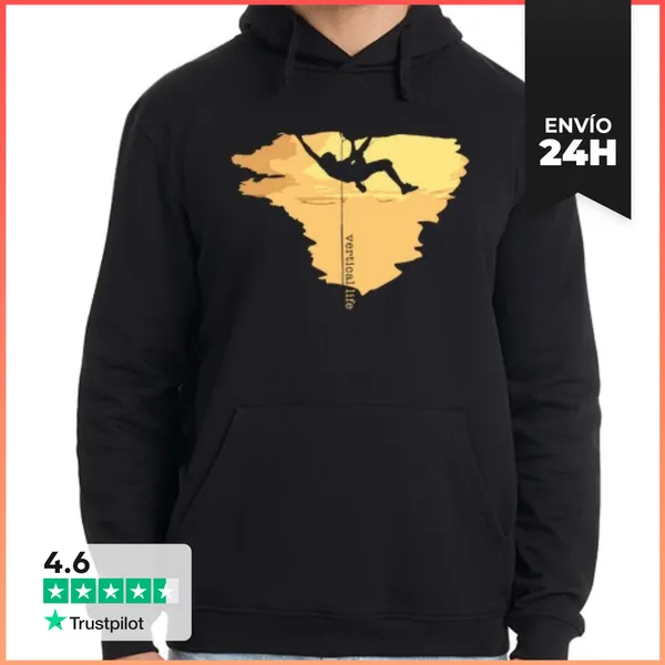 Sudadera Unisex Con Capucha Vertical Life LaTostadora