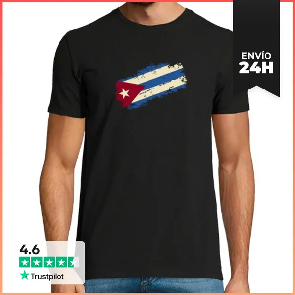 Camiseta Hombre Clásica Cuba LaTostadora
