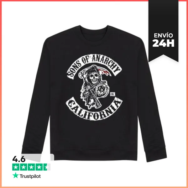 Sudadera Unisex Sons Of Anarchy M.C. LaTostadora