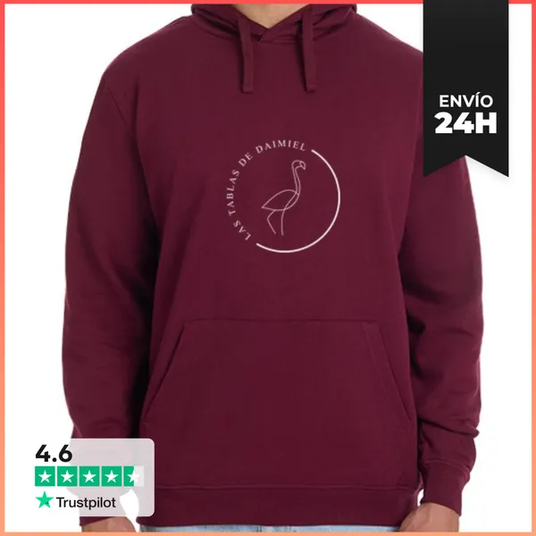 Sudadera Unisex Con Capucha Tablas De Daimiel White LaTostadora