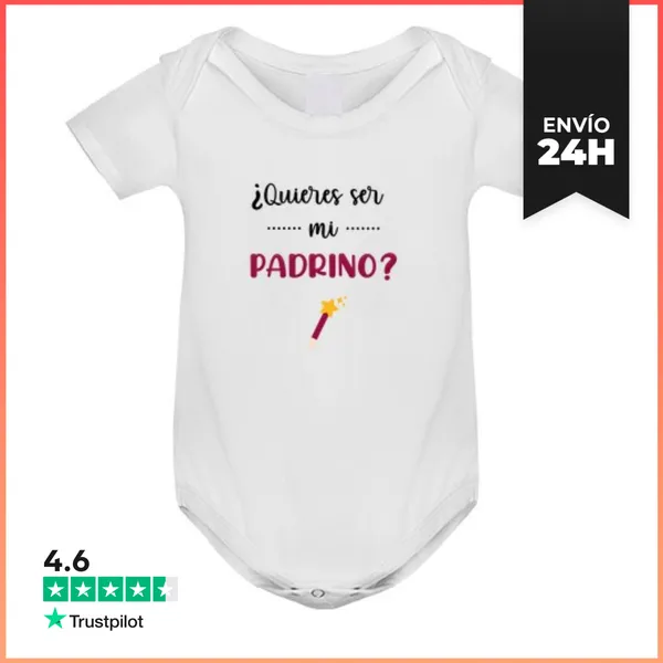 Body Bebé Body Bebé Quieres Ser Mi Padrino LaTostadora
