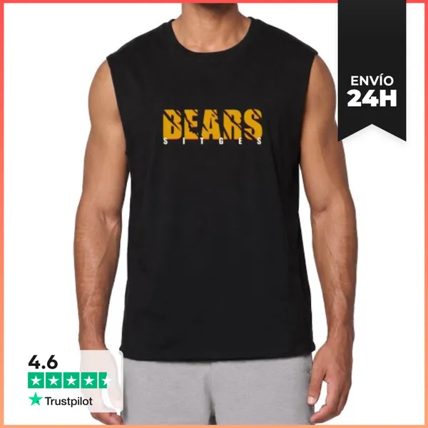 Camiseta Sin Mangas Tank Top Bears Sitges Week 2022 FRONT ONLY