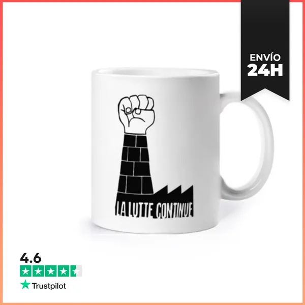 Taza La Lucha Continua LaTostadora