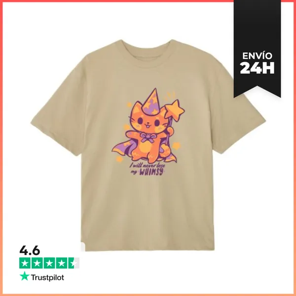 Camiseta Oversize Nunca Perderé Mi Capricho - Camiseta Oversized